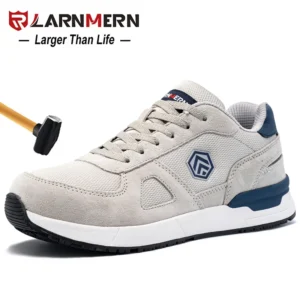 LARNMERN Safety Shoes Men Anti-static Work Shoes