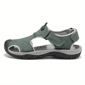 Orthopedic Women's Slides with Arch Support & Wide Fit - Top-Grain Synthetic Leather & Synthetic Upper, Adjustable Ankle Strap