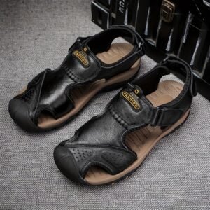 Ladies' Trendy Minimalist Baotou Retro Anti Slip Comfortable Soft Soled Sandals