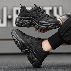 WANWEISI Men's Lightweight Breathable Basketball Sneakers