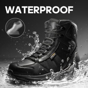 NORTIV 8 Men's Lightweight Waterproof Tactical Work Boots
