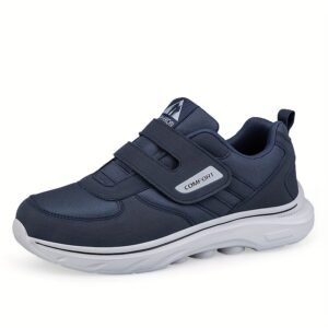 Black Breathable Men's Casual Athletic Sneakers