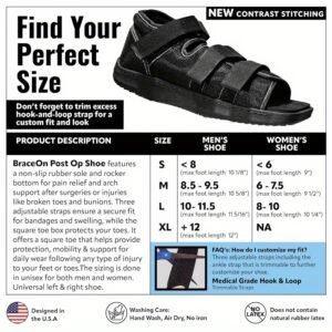Brace On Post Op Shoe Orthopedic Shoes for Women - Men