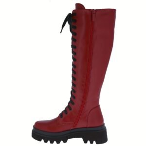 BELOVELY Women's Mid-Calf Platform Combat Boots
