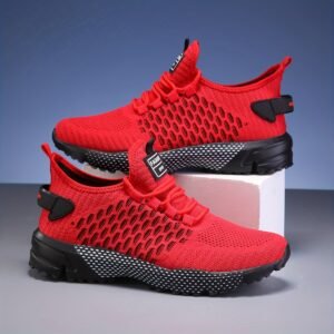 Men's Breathable Mesh Sneakers Perfect for Running