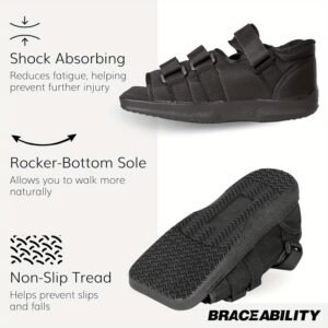 BraceAbility Orthopedic Post-Op Shoe & Foot Brace