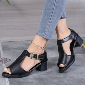 Fish mouth sandals women's summer
