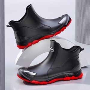 Women's High Quality PVC Rain Boots with Cushioned EVA Insole