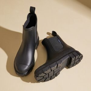 Women'S Plastic Rain Shoes And Ankle Fashion Shoes