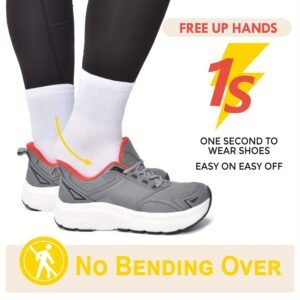 Mens Orthopedic Walking Sneakers with Zero Drop Sole