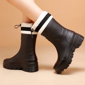 STARFLARE Women's High Quality Mid Calf Rain Boots