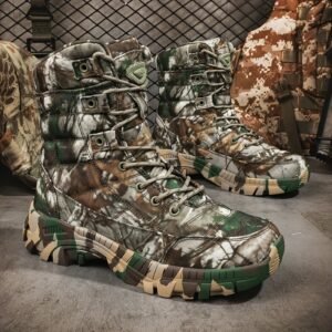 YTAT Men's Lightweight Camouflage Combat Boots