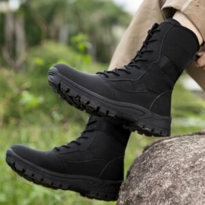 Round Toe, Waterproof, Durable PU Upper