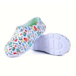 1 Pair of EVA Nurse Cartoon Print