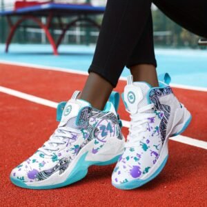 Women' S Graffiti Versatile Basketball Shoes Waterproof