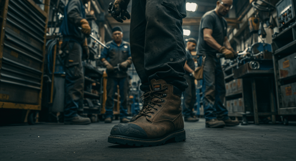 steel toe work boots | footlynx